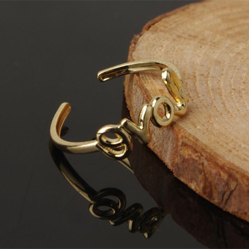 Letter Peace Anti-war Knuckle Ring Feet