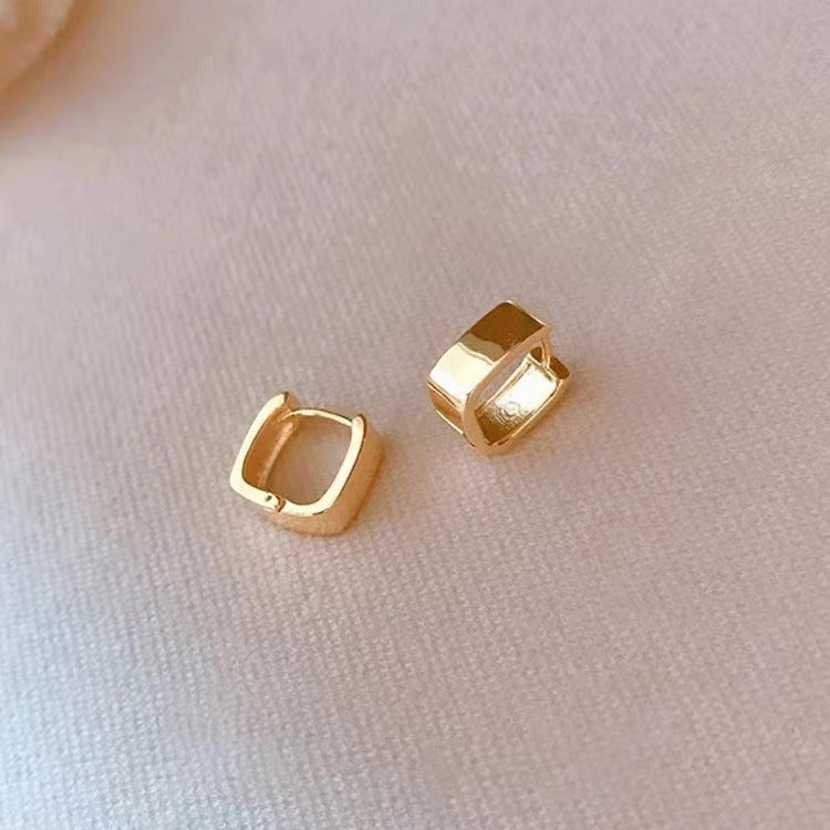 New Niche Design Simple Geometric U-shaped Earrings Women