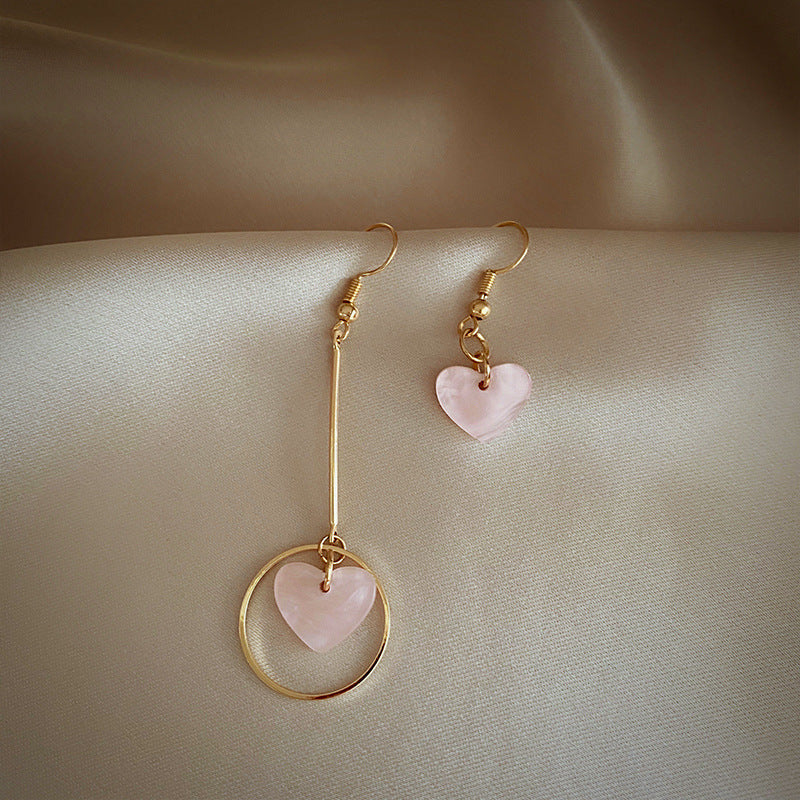 Silver Needle Fashion High-grade Diamond Enamel Earrings