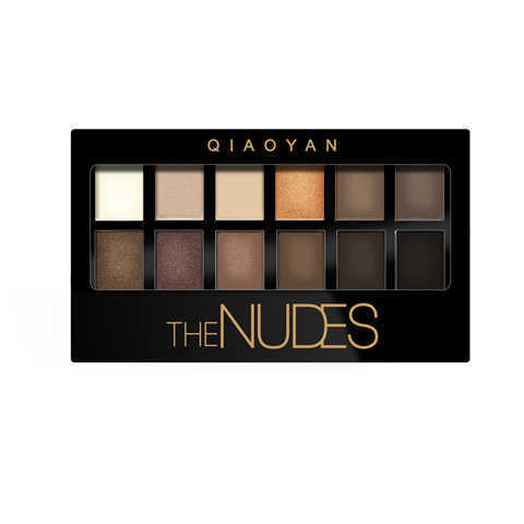 Pretty Makeup Plate Nude Eye Shadow  12 Colors