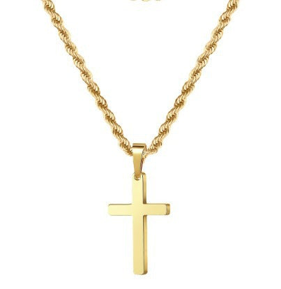 Light Luxury Cross Pendant Necklace