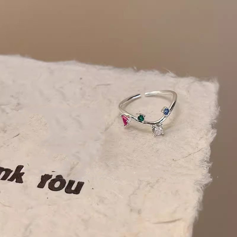 Ins Korean Style Niche Design Ring Advanced Normcore Style Ring