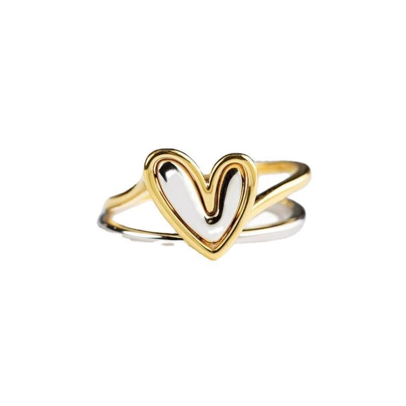 Korean Style Ins Fashion Irregular With Personality Simple Ladies Two-piece Set Ring