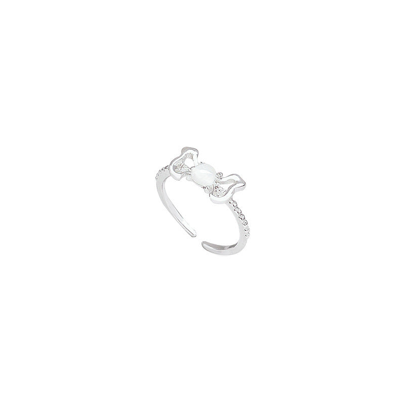 Niche Fairy Temperamental Opal Bow Ring