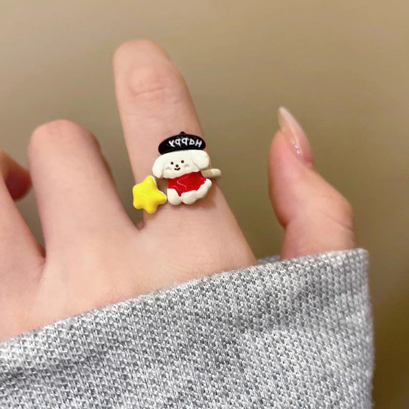 Ins Korean Style Niche Design Ring Advanced Normcore Style Ring