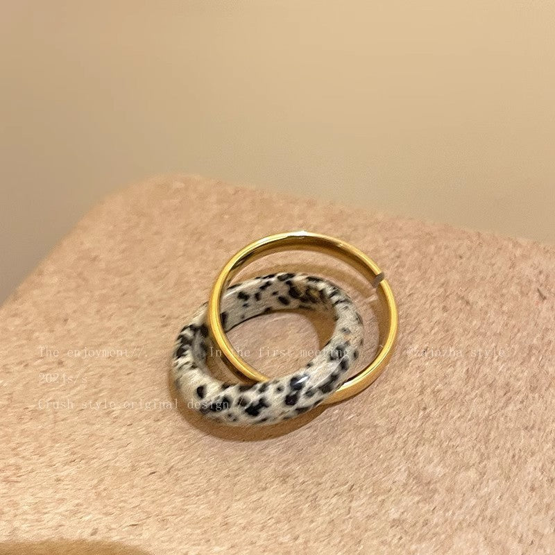 Ins Korean Style Niche Design Ring Advanced Normcore Style Ring